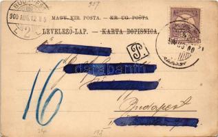 1900 Bribir, Vinodol. Heinrich Krapek / látkép / view (EK)