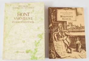 2 db könyv: A ,,Hungaria nova" megrajzolója Mikoviny Sámuel. 1700-1750. Ford. és a kísérő tanul...