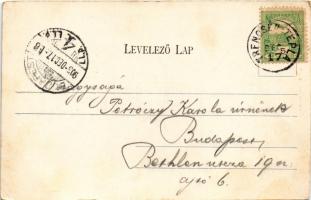 1903 Trencsén, Trencín; vár. Wertheim Zsigmond kiadása / castle (EK)