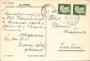 1960 Kunszentmárton, Kunszentmártoni Kármel, Karmelita rendház terve s: Valentin K. (EB)