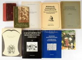 9 db boszorkányokkal kapcsolatos könyv: Llorente, [Juan Antonio] - Gallois, [Léonard]: A spanyol inq...