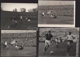 ca 1970 Osztrák-magyar labdarúgó mérkőzésen készült 23 db eredeti fotó 24x16 cm