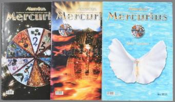 2002-2006 Mundus Mercurius asztrológiai folyóirat 43 száma, benne két duplummal, benne I. évf. 1 szá...