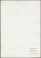 Bán András (1951-): Without text. Nyomat, papír, jelzett, számozott (0000152). 30x21 cm