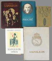 Napoleonról szóló könyvtétel, valamint egy Fouchéról szóló könyv, 5 db.

Gaal Mózes: Napoleon. A h...