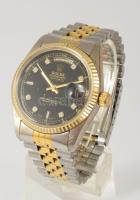 Rolex replika karóra, kvarc, d: 35mm, fém szíjjal