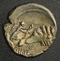 Róma, Köztársaság Kr.e. 46. Denarius Ag (4,10g) T:XF,VF
Roman Republic 46 BC Denarius Ag "[T C...