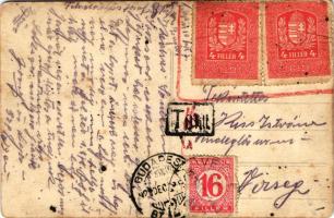 1929 Budapest XIV. Zugló (?) Háztartás termelő, értékesítő és fogyasztási szövetkezet üzlete, előtte...