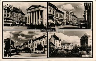 1941 Szabadka, Subotica; utcaképek, Havas Josipa és Orion Radio üzlet / street views, shops. Erős ph...