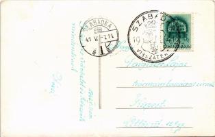 1941 Szabadka, Subotica; utcaképek, Havas Josipa és Orion Radio üzlet / street views, shops. Erős ph...