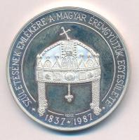 Kelemen Kristóf (1922-2001) 1987. "MÉE / Erzsébet királyné születésének emlékére" Ag emlék...