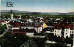 1938 Munkács, Mukacheve, Mukacevo; látkép / view + "1938 Munkács visszatért" So. Stpl