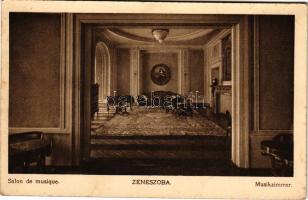 1930 Budapest XI. Szent Gellért gyógyfürdő és szálloda, zeneszoba, belső