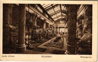 1930 Budapest XI. Szent Gellért gyógyfürdő és szálló, télikert, belső. Grafikai Intézet R.T