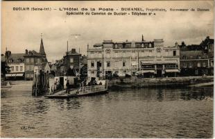 Duclair (Seine-Inf.) L'Hotel de la Poste / hotel, port, shops