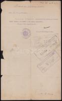 1928 Bp., Pesthy Pál (1873-1952) kúriai bíró, országgyűlési képviselő, igazságügy-miniszter autográf...