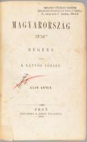 B. Eötvös József: Magyarország 1514-ben. I-II. köt. Pest, 1847., Hartleben K. Adolf, (Trattner-Károl...