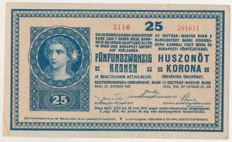 1918. 25K "3116 591011" 3mm, hullámos hátlap T:XF
Adamo K22/4