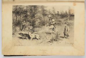 1889 Természet és Vadászat c. orosz nyelvű képes havi folyóirat 3 db száma egybekötve (1889. április...