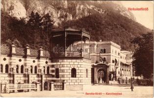 1919 Herkulesfürdő, Baile Herculane; Sarolta fürdő. Kugler Simon kiadása / spa