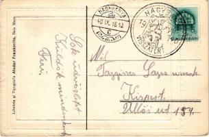 1940 Nagybánya, Baia Mare; Vedere / látkép "Nagybánya visszatért". Aladar Frankovits kiadá...
