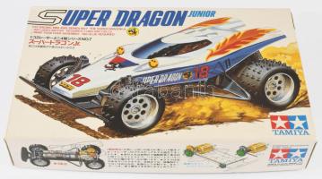 Tamiya Super Dragon Junior elemes autó, eredeti dobozában, tartozékaival, leírással