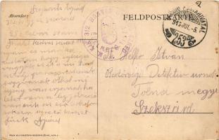 1916 Anton Goldbach Edler von Sulitaborn s: Julius Conrad + "M. Kir. 312. Honvéd Gyalog Ezred É...
