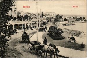 1912 Abbazia, Opatija; Slatina Seebad / beach (EK)