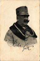 1916 Feldmarschall Franz Freiherr Rohr von Denta / WWI Austro-Hungarian K.u.K. military Field Marsha...