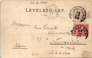 1899 Tátra, Magas-Tátra, Vysoké Tatry; Bad Csorba am See / Csorba-tói fogaskerekű vasút / Strbské pl...