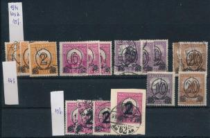 1931-1932 Kisegítő 18 db bélyeg