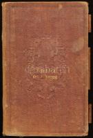 cca 1855-1882 Eperjes, emlékkönyv magyar és német nyelvű bejegyzésekkel, rajzokkal, közte igényes ce...