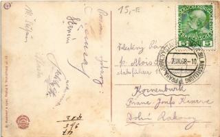 1908 Praha, Prag, Prague; Jubilejní vystava v Praze 1908, Pavilon král. hlav. mesta Praliv. Pohled z...