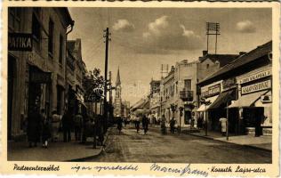 1939 Budapest XX. Pestszenterzsébet, Pesterzsébet, Erzsébetfalva; Kossuth Lajos utca, Frey kalapház,...