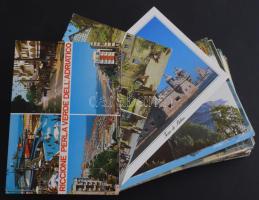 Kb. 100 db MODERN külföldi város képeslap / Cca. 100 modern foreign town postcards