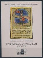 2000 1000 éves a Magyar Állam ajándék emlékív