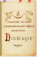 cca 1894-1915 Trencsén, a trencséni kir. kath. főgymnasium mellett fennálló önképzőkör (Vörösmarty-ö...