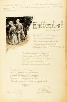 cca 1894-1915 Trencsén, a trencséni kir. kath. főgymnasium mellett fennálló önképzőkör (Vörösmarty-ö...