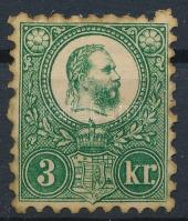 1871 Réznyomat 3kr (* 35.000) (rozsda / stain)