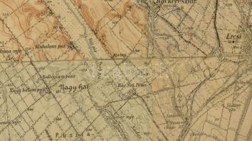 ca 1910 Velencei tó, Székesfehérvár, Balaton. 2 db katonai térkép az 1:200 000 és 1:750 000 jó állap...