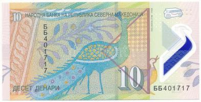 Észak-Macedónia 2020. 10D polimer "401717" T:UNC
North Macedonia 2020. 10 Denari polymer ...