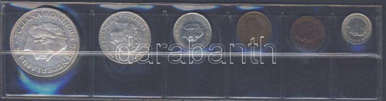 Hollandia 1960. 2 1/2G Ag "Julianna" T:3+ ph., 1955. 1G Ag T:2-/3+, 1965. 25c T:2, 1962. 1...