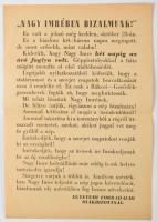 1956-os röplapok, nyomtatványok, 7 db + Szabad Szó 1956. október 31-i száma