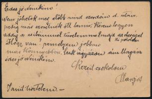 1918 Ajánlott díjkiegészített díjjegyes levelezőlap Budapestről Siklósra
