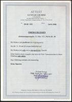 Németország OBERSCHLESIEN 1921 Mi 30-40 (Mi EUR 800.-) Certificate: Gruber
