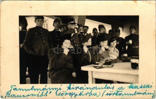1938 Kassa, Kosice; 'tanulmányi kirándulás', látogatás a patinás Bauernebl és fia sörgyárb...