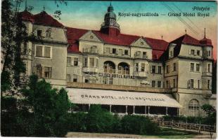 Pöstyén, Piestany; Royal nagyszálloda. Donáth Lipót kiadása / Grand Hotel Royal