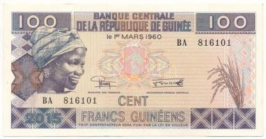 Guinea 2015. 100Fr "BA 816101" T:UNC,AU
Guinea 2015. 100 Francs "BA 816101" C:U...