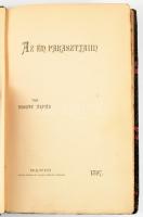 Feszty Árpád: Az én parasztjaim. [Elbeszélések.] Dedikált Bp., 1897. Pallas. XXVI és 130+[2] p. Előz...