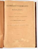 Természettudományi közlöny. XV. kötet. (161-169. füzet, 1883. jan-szeptember.)Ö Szerk.: Szily Kálmán...